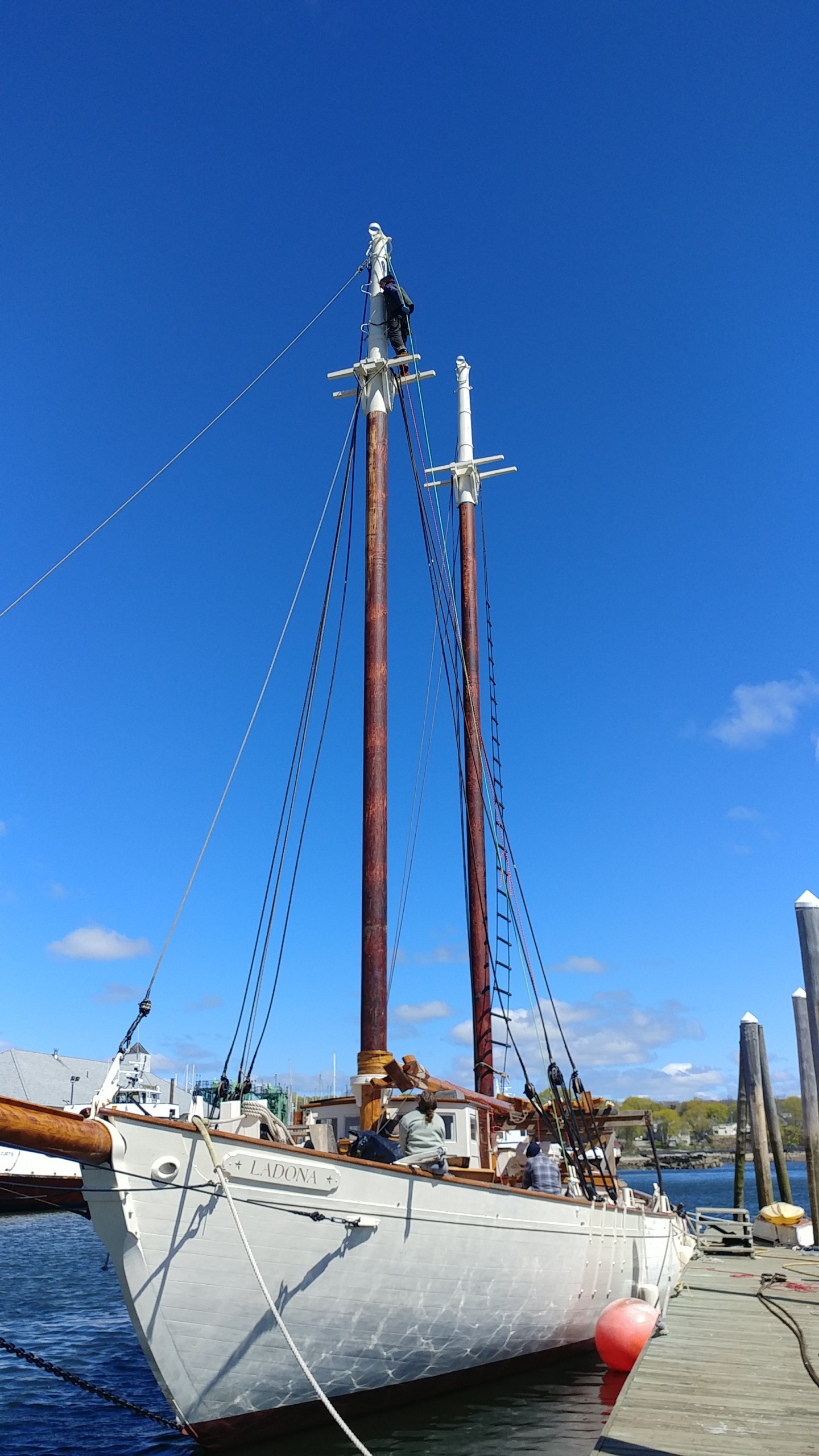 American Eagle at the dock