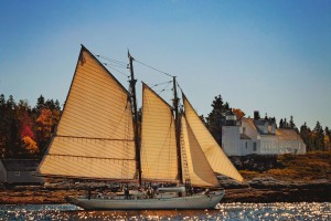 Ladona-sailing by Pumpkin Island