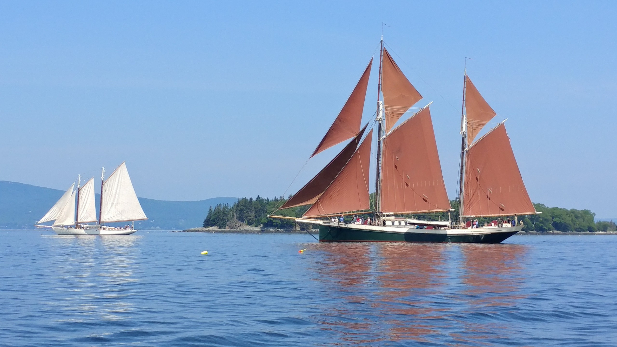 Windjammer Angelique and Schooner Ladona in 43rd Annual Great Schooner Race
