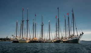 Maine windjammers gather at the annual Gam in Carvers Cove.