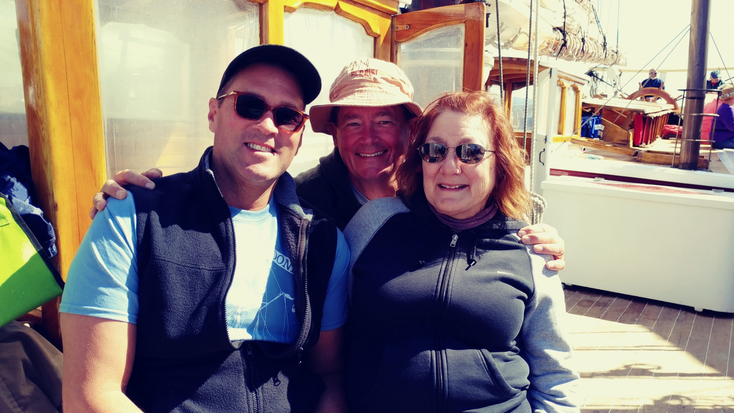 The Jet Set host on Schooner Heritage